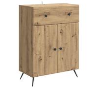 vidaXL Sideboard Concrete Grey 66 x 34.5 x 90 cm Engineered Wood
