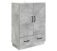 Sideboard with Drawer Engineered Wood Buffet Unit Storage Dining Room vidaXL