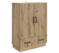 Sideboard with Drawer Engineered Wood Buffet Unit Storage Dining Room vidaXL