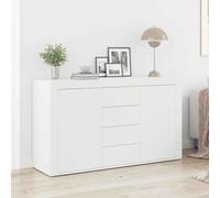 Sideboard with Drawer Engineered Wood Home Furniture Room Storage Elegant vidaXL