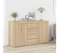 Sideboard with Drawer Engineered Wood Home Furniture Room Storage Elegant vidaXL