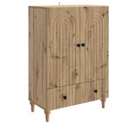 vidaXL Sideboard Old Wood 66 x 34.5 x 95 cm Engineered Wood