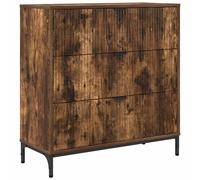 vidaXL Sideboard Artisan Oak – Engineered Wood, 3 Drawers & Shelves, 79.5 x 33 x 82 cm