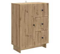 Sideboard with Drawer Engineered Wood Modern Storage Unit Dining Room vidaXL