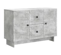 Sideboard with Drawer Engineered Wood Modern Storage Unit Rectangle vidaXL