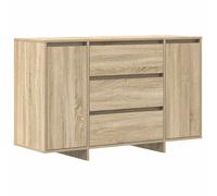 Sideboard with Drawer Engineered Wood Rectangular Modern Storage Unit vidaXL