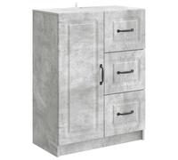 vidaXL Sideboard Concrete Grey 66 x 34.5 x 87 cm Engineered Wood