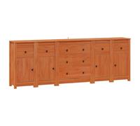 Sideboard with Drawer with Shelf 5 pcs Solid Pine Wood Modern Cabinet vidaXL