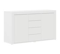 vidaXL Sideboard with Drawer White 120 x 36 x 69 cm Engineered Wood, White