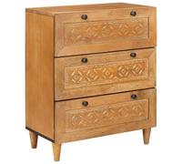 Sideboard with Drawer with Storage Solid mango wood Storage Modern vidaXL