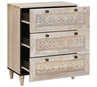 Sideboard with Drawer with Storage Solid mango wood Storage Modern vidaXL