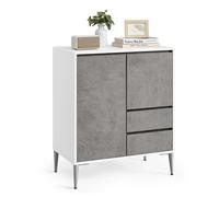 Sideboard with Drawers and Adjustable Shelves, Concrete Grey