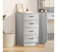 Sideboard with Drawers Buffet Storage Contemporary Engineered Wood vidaXL