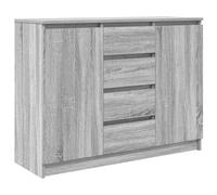 Sideboard with Drawers Engineered Wood Sideboard Cabinet vidaXL