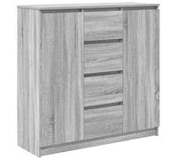 vidaXL Sideboard with Drawers Grey Sonoma 100.5x35x98.5 cm Engineered Wood, Grey