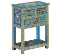Sideboard with Drawers Hand Painted Cabinet Cupboard Solid Mango Wood vidaXL