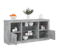 Sideboard With Led Lights 142.5X37X67 Cm
