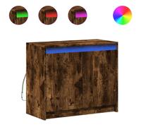 Sideboard with LED Lights Cupboard Highboard Cabinet Engineered Wood vidaXL