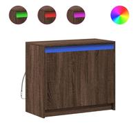 Sideboard with LED Lights Cupboard Highboard Cabinet Engineered Wood vidaXL