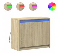 Sideboard with LED Lights Cupboard Highboard Cabinet Engineered Wood vidaXL