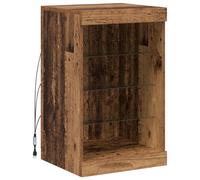 Sideboard with LED Lights Cupboard Highboard Storage Buffet Cabinet vidaXL