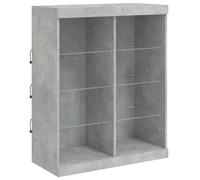 Sideboard with LED Lights Cupboard Highboard Storage Buffet Cabinet vidaXL