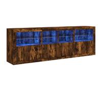 Sideboard with LED Lights Cupboard Highboard Storage Buffet Cabinet vidaXL
