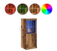 Sideboard with LED Lights Cupboard Highboard Storage Buffet Cabinet vidaXL