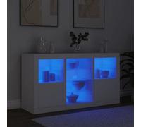 Sideboard with LED Lights Cupboard Highboard Storage Buffet Cabinet vidaXL