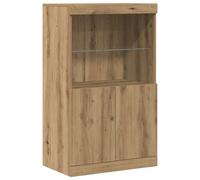 Sideboard with LED Lights Cupboard Highboard Storage Buffet Cabinet vidaXL