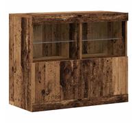 Sideboard with LED Lights Cupboard Highboard Storage Buffet Cabinet vidaXL
