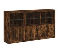 Sideboard with LED Lights Home Cupboard Side Cabinet Storage Highboard vidaXL