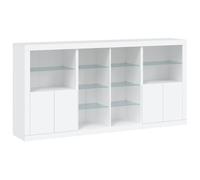 Sideboard with LED Lights Home Cupboard Side Cabinet Storage Highboard vidaXL