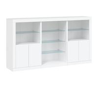 Sideboard with LED Lights Home Cupboard Side Cabinet Storage Highboard vidaXL