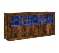 Sideboard with LED Lights Home Cupboard Storage Side Cabinet Highboard vidaXL