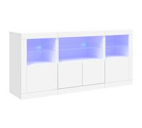 Sideboard with LED Lights Home Cupboard Storage Side Cabinet Highboard vidaXL