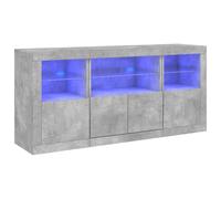 Sideboard with LED Lights Home Cupboard Storage Side Cabinet Highboard vidaXL