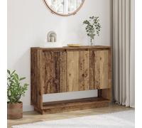 Sideboard with Shelf with Door Old wood 97 x 29 x 75 cm Engineered wood Berkfield Home Brown One Size