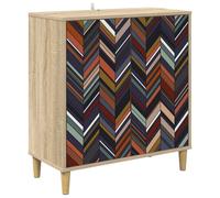 Sideboard with Shelf with Door Sonoma Engineered Wood Storage Unit vidaXL