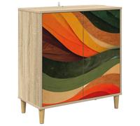 Sideboard with Shelf with Door Sonoma Engineered Wood Storage Unit vidaXL