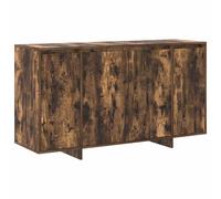 vidaXL Sideboard Smoked Oak 135 x 41 x 75 cm Engineered Wood, Brown