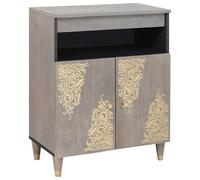 Sideboard with Shelf with Storage with Door Solid Mango Wood Modern vidaXL