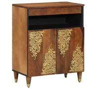 Sideboard with Shelf with Storage with Door Solid Mango Wood Modern vidaXL