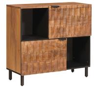 Sideboard with Storage with Door Solid Mango Wood Modern Unit Indoor vidaXL