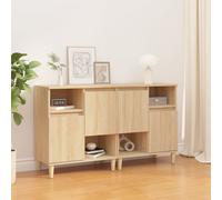 Sideboards 2 pcs Sonoma Oak 60x35x70 cm Engineered Wood
