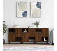 Sideboards 3 pcs Brown Oak Engineered Wood