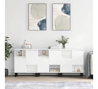 Sideboards 3 pcs White Engineered Wood