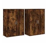 Sideboards Cupboard Storage Cabinet Highboard 2 pcs Engineered Wood vidaXL