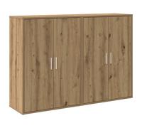 Sideboards Cupboard Storage Cabinet Highboard 2 pcs Engineered Wood vidaXL