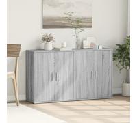 Sideboards Cupboard Storage Cabinet Highboard 2 pcs with Doors & Drawer Unit